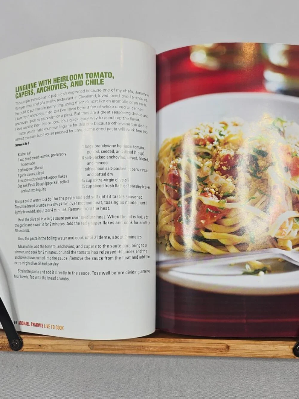 Signed Michael Symon Cookbook | Live to Cook | Autographed Hardcover